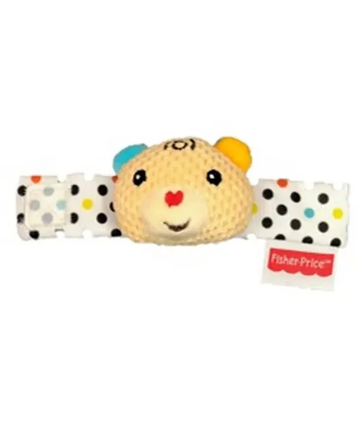 Fisher Price Wrist & Ankle Rattle Educational Interactive Soft Toy - Pack of 1