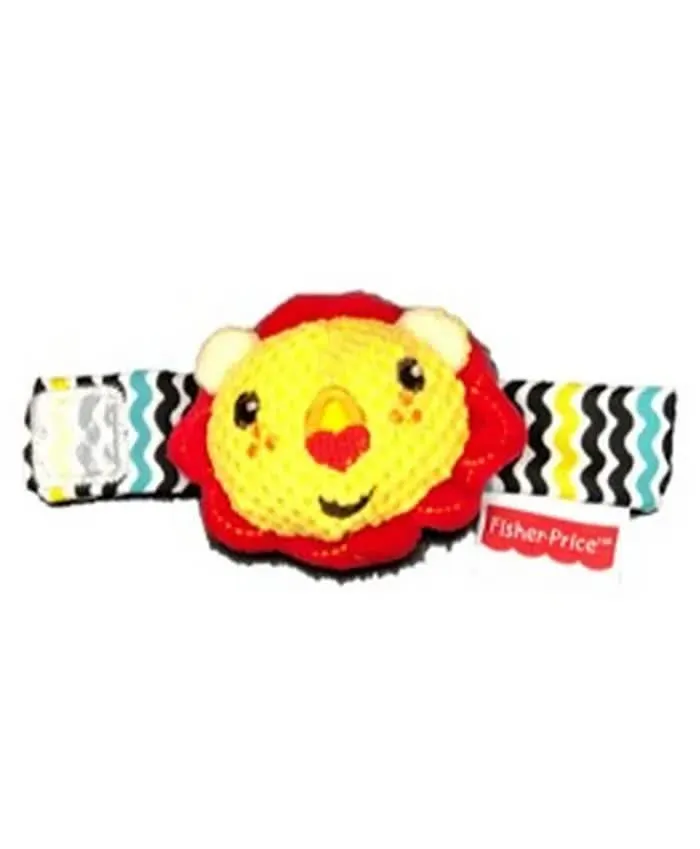 Fisher Price Wrist & Ankle Rattle Educational Interactive Soft Toy - Pack of 1