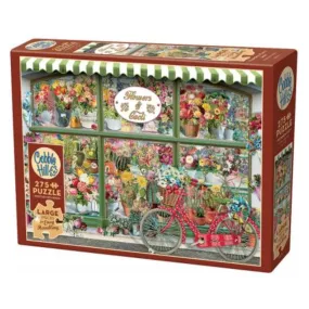Flowers & Cacti Shop - 275 Large Piece Jigsaw Puzzle