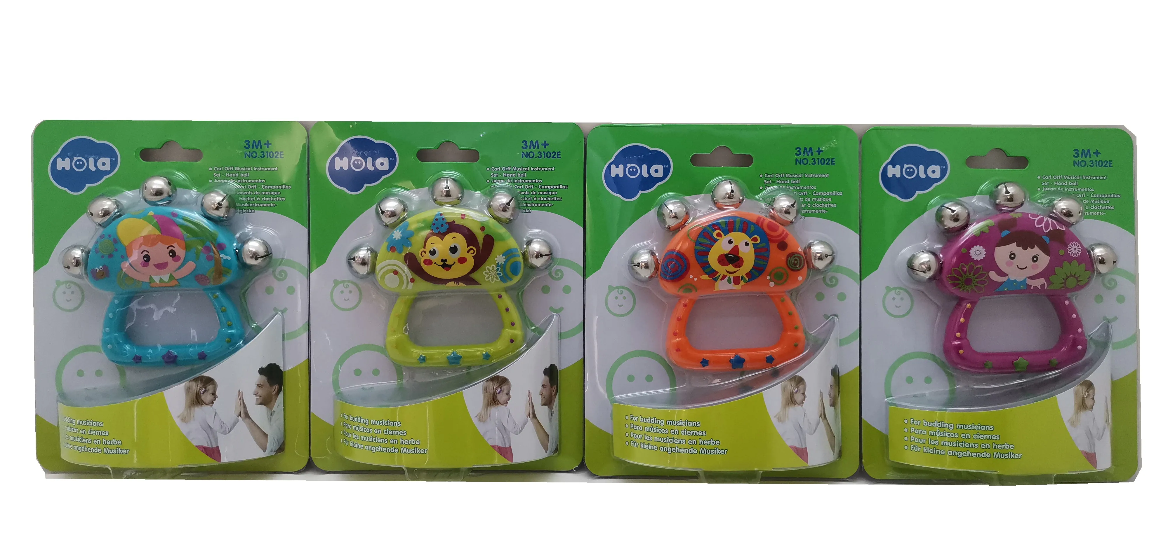 Hola Bell Rattle Assorted