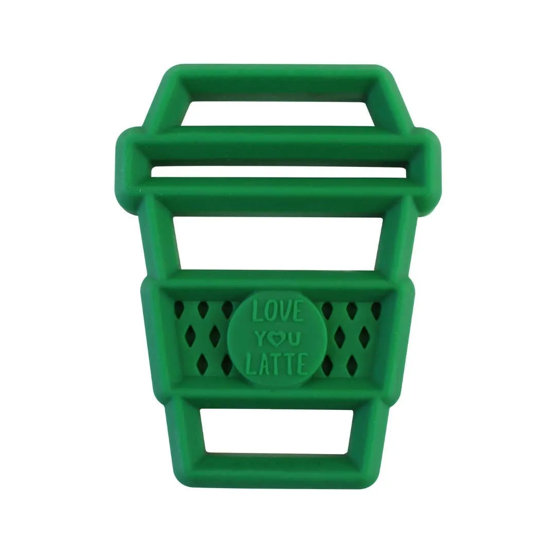Itzy Ritzy Chew Crew Silicone Teether - Latte