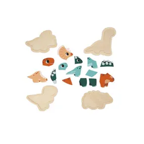 Janod DINO 4 PROGRESSIVE PUZZLES