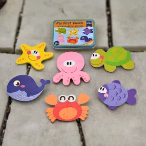 Jigsaw Puzzles for Kids – 6 in 1 Marine Animal Jigsaw Puzzle