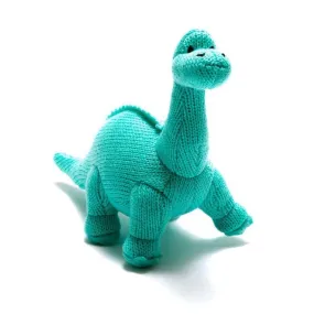 Knitted Diplodocus Dinosaur Rattle