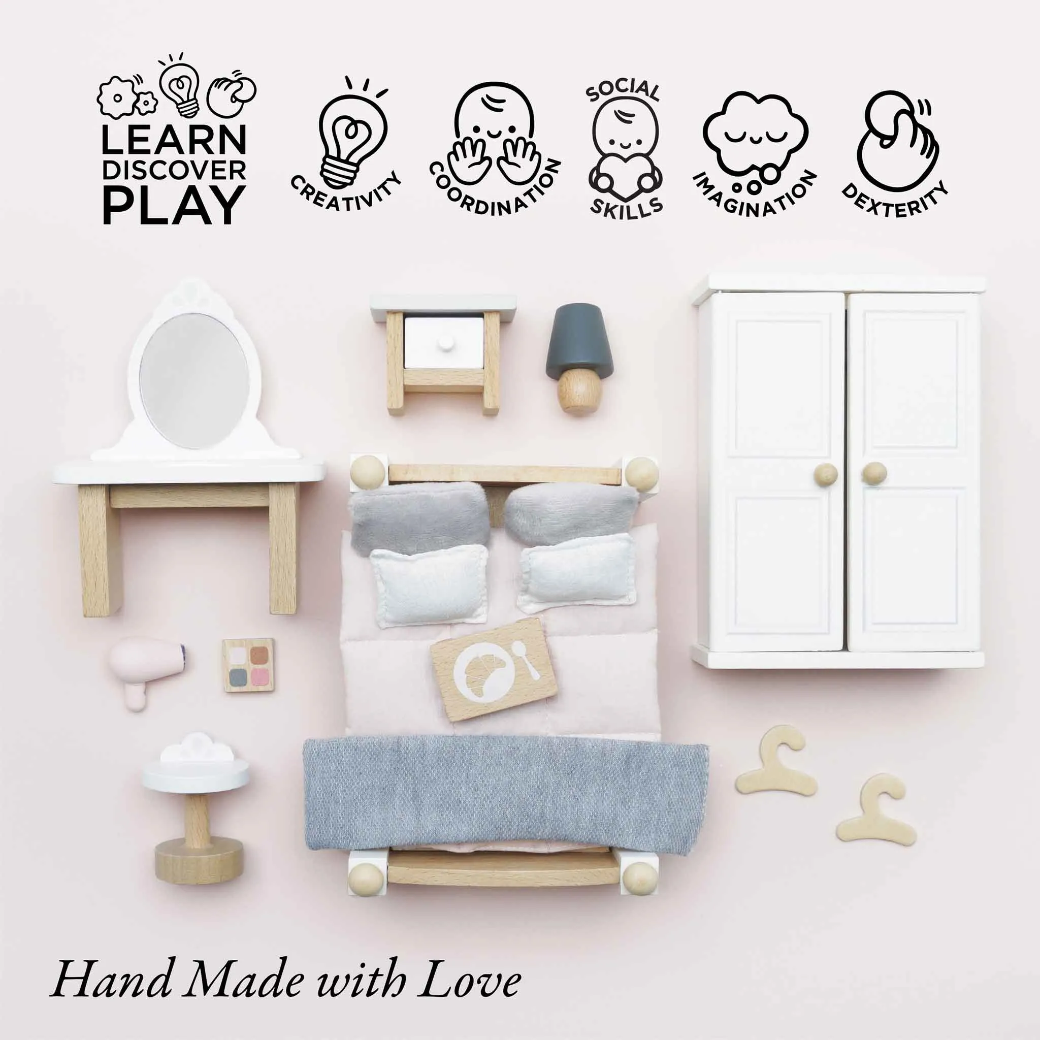 Le Toy Van, Inc. - Wooden Dolls House Bedroom