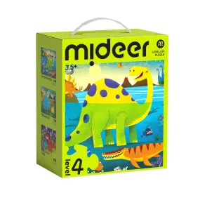 Level Up! Puzzles with Storage Bag - Level 4: Dinosaur's World 54P-88P