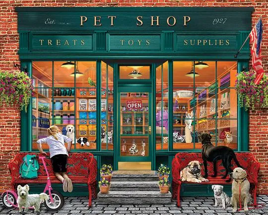 Local Pet Store Jigsaw Puzzle - 500 Piece