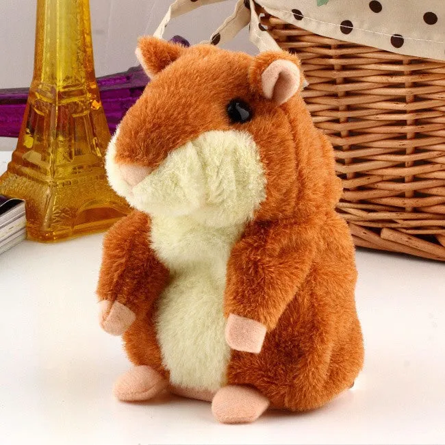 Lovely Talking Hamster Plush Toy Hot Cute Speak Talking Sound Record Hamster Toy Animal
