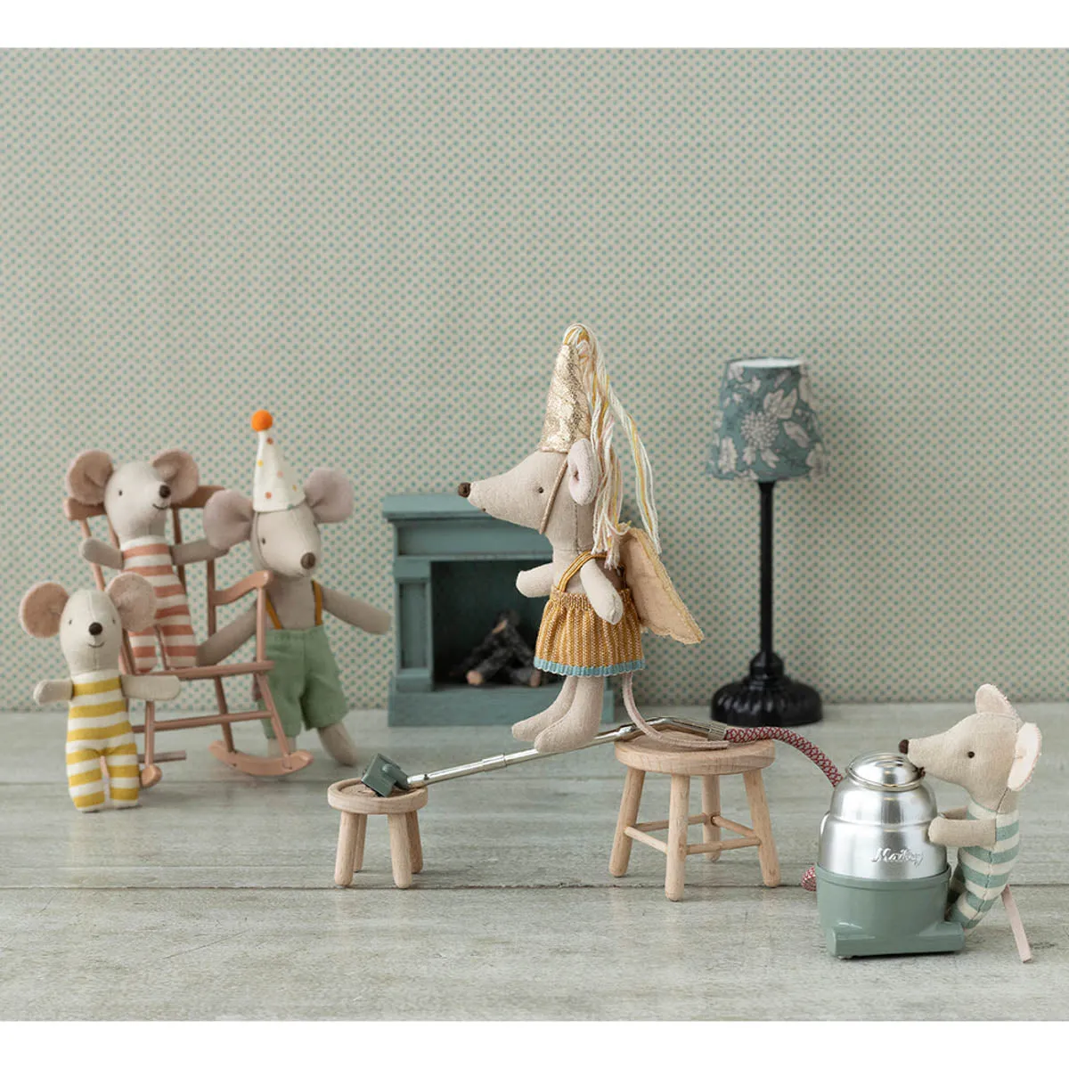 Maileg Fairy Clothes in Suitcase for Little Sister Mouse