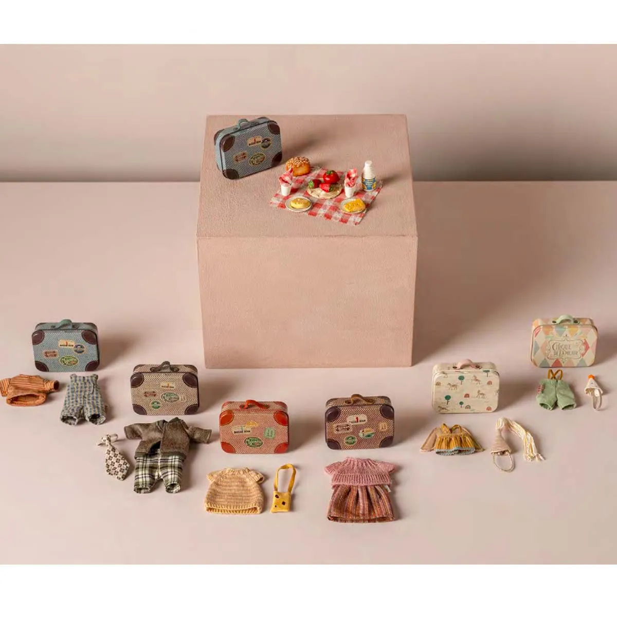 Maileg Fairy Clothes in Suitcase for Little Sister Mouse