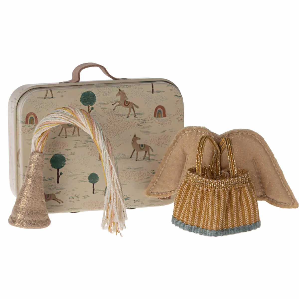 Maileg Fairy Clothes in Suitcase for Little Sister Mouse