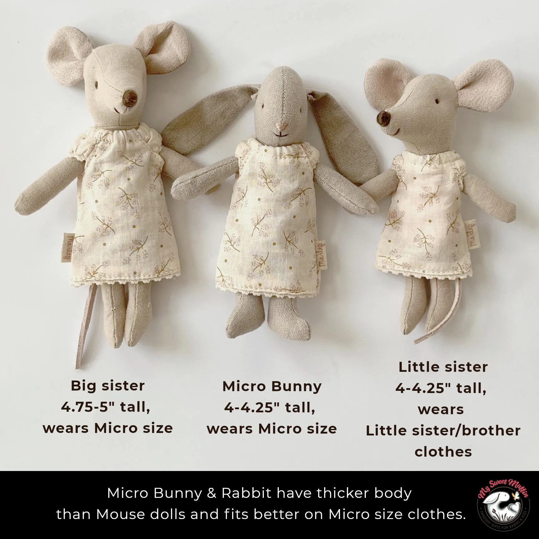 Maileg Nightgown for Big Sister Mouse