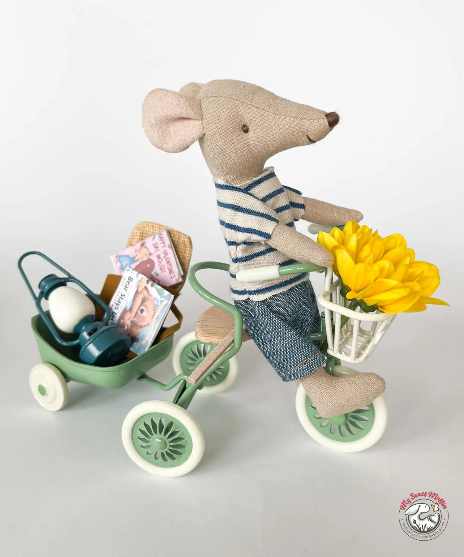 Maileg Tricycle Basket for Mouse