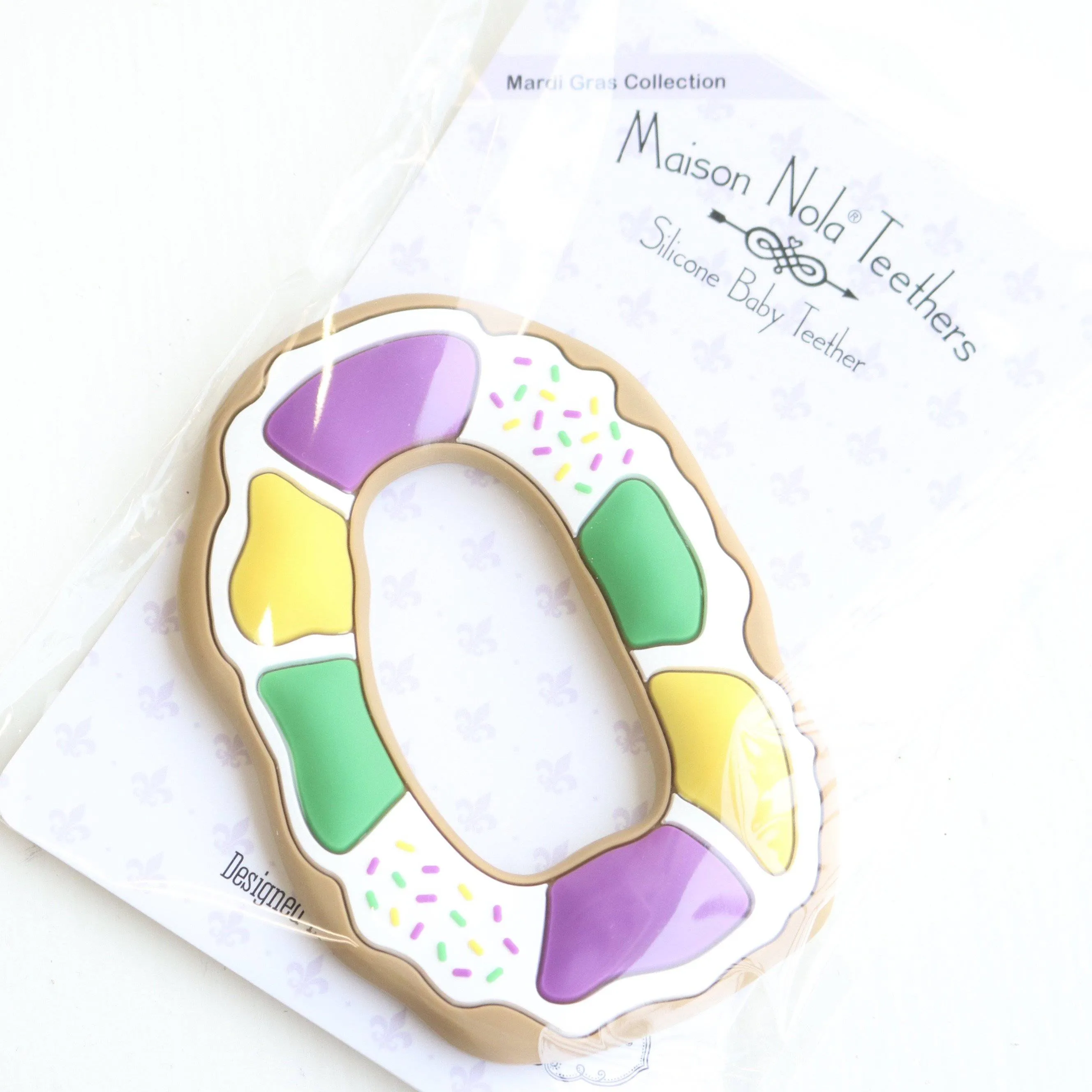 Maison Nola King Cake Silicone Teether