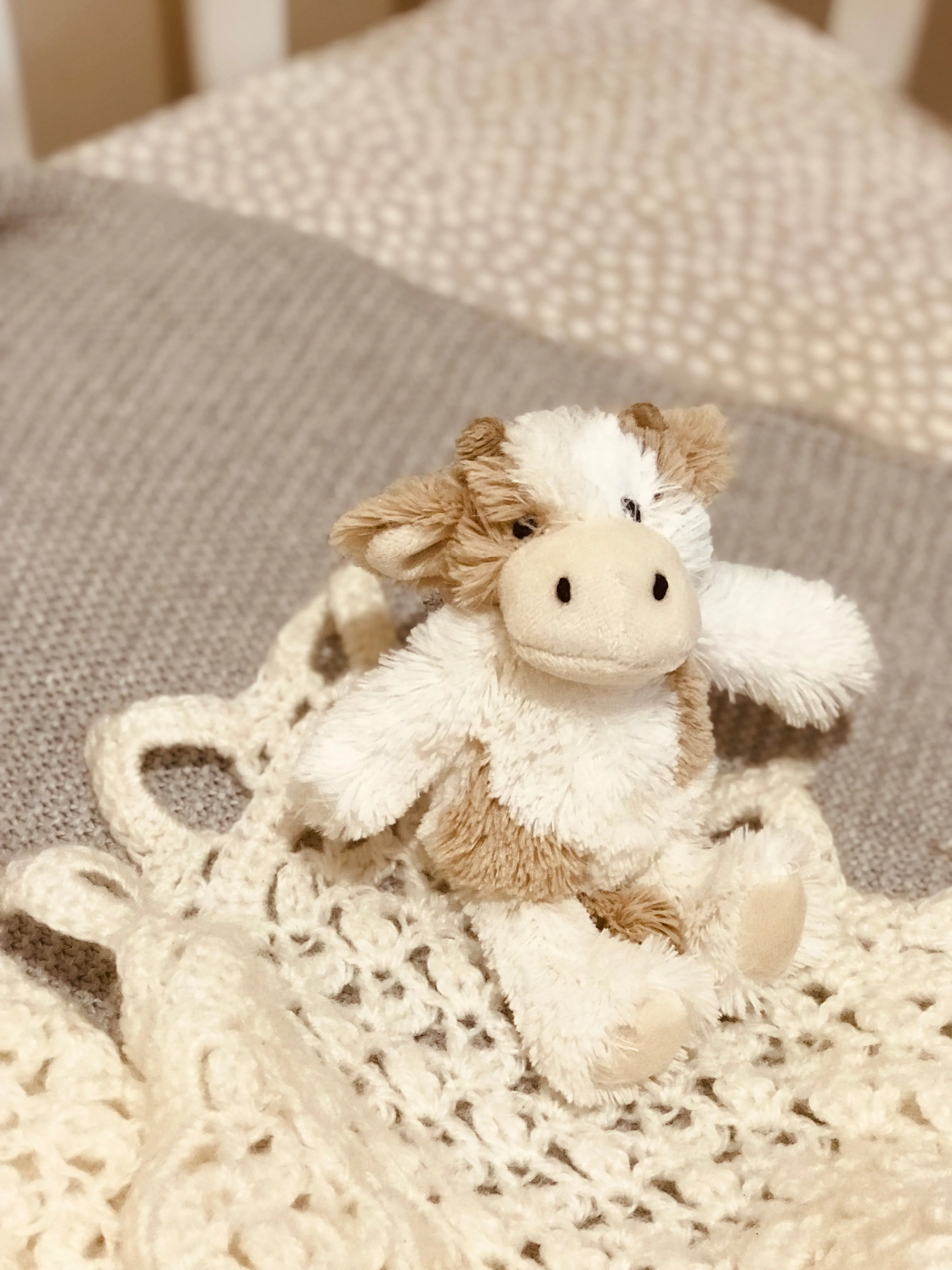 Mini clover the cow rattle
