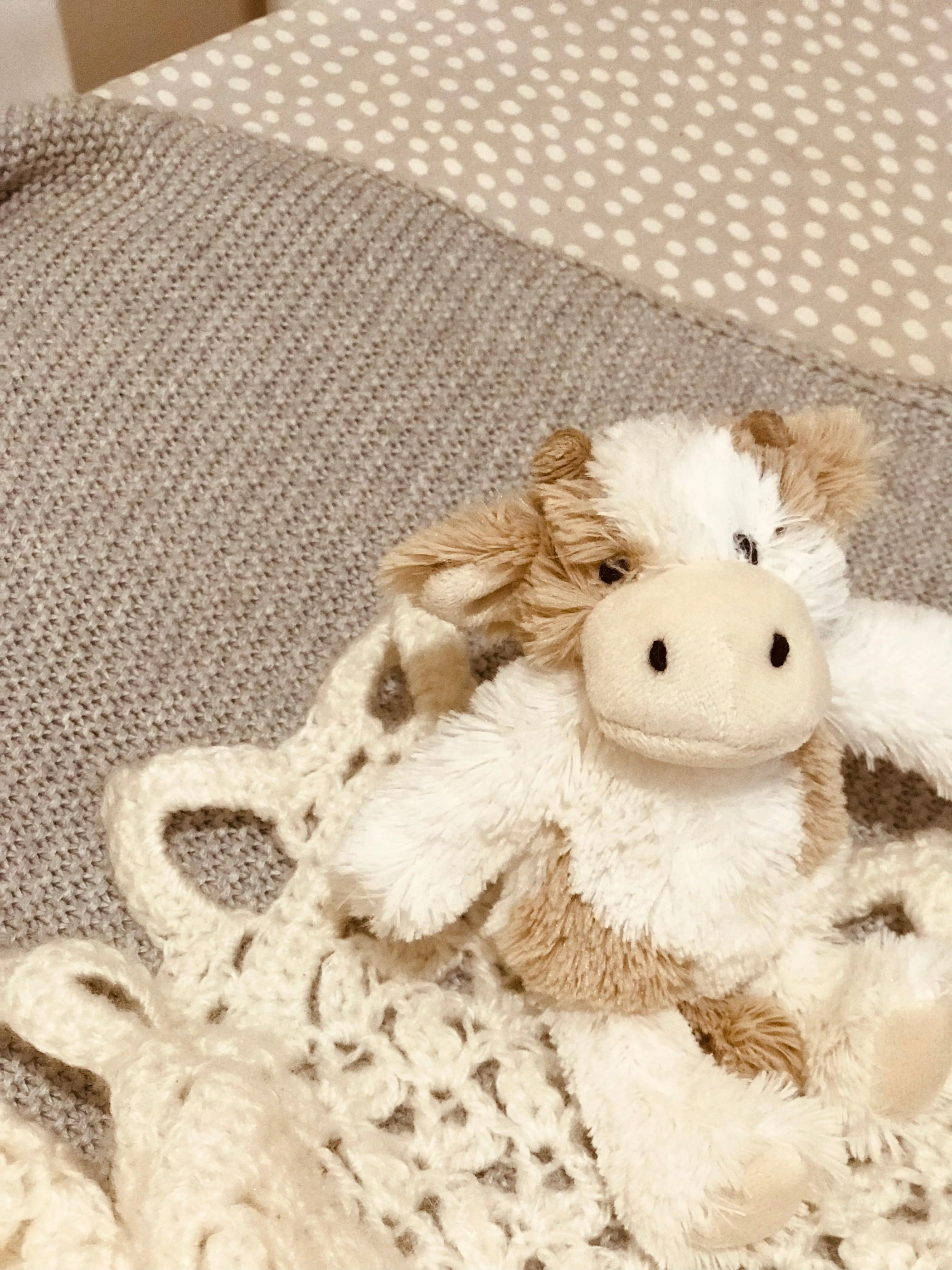Mini clover the cow rattle