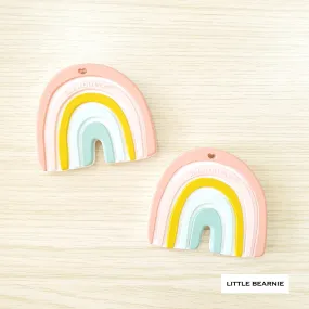 Modern Baby Teether - Pastel Rainbow