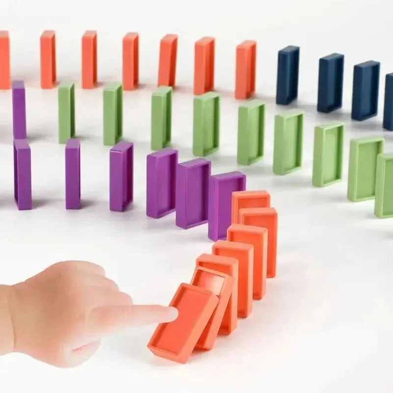 Montessori Domino Train Set Toy