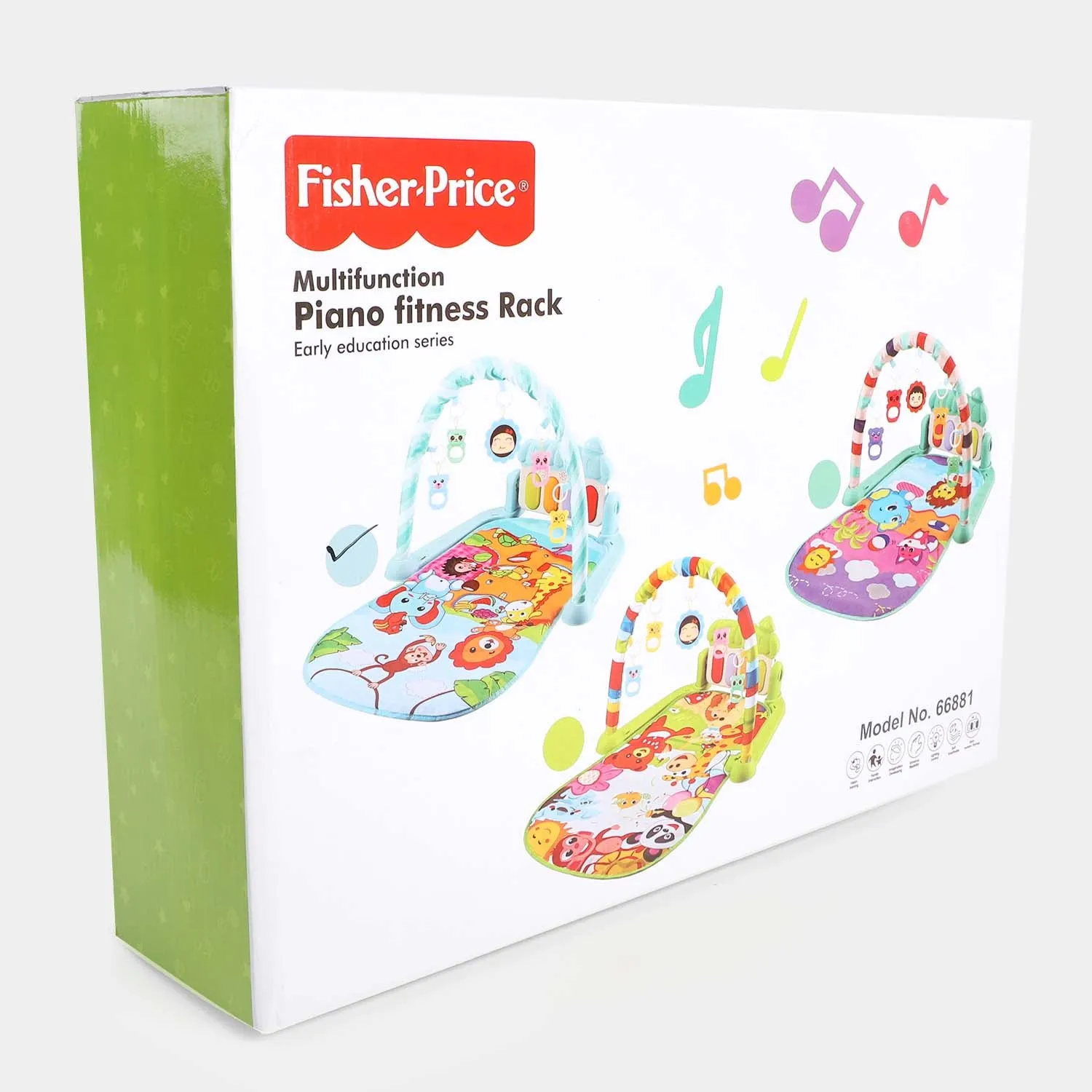 Multifunction Baby Piano Fitness Rack With Music