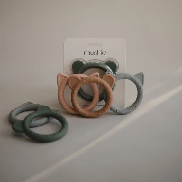 Mushie Teether Bear Dried Thyme