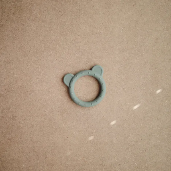 Mushie Teether Bear Dried Thyme