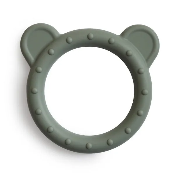 Mushie Teether Bear Dried Thyme