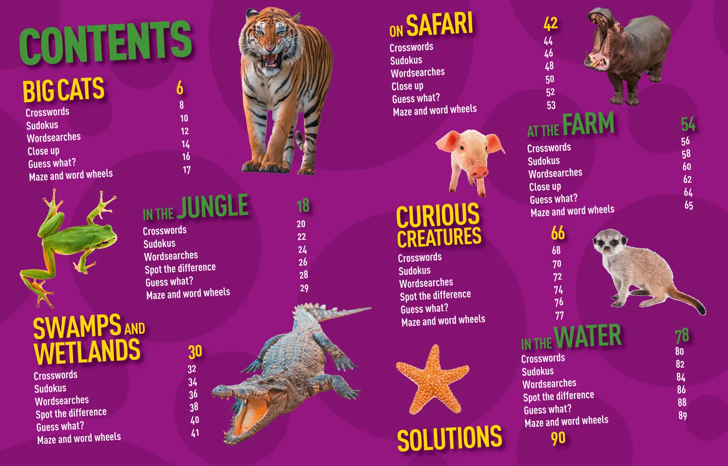 National Geographic Kids - Puzzle Book Animals: Brain-tickling quizzes, sudokus, crosswords and wordsearches