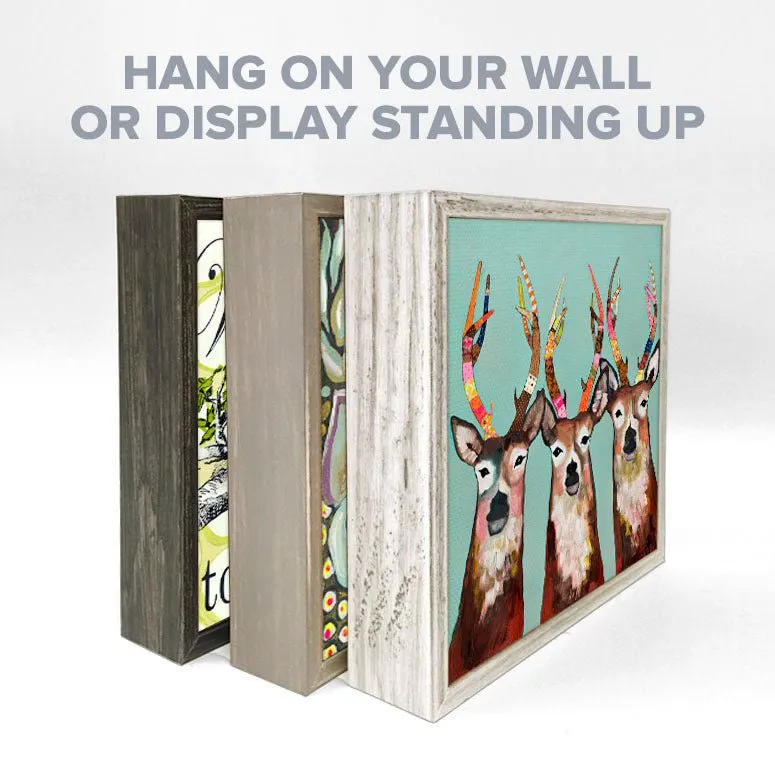 New Beginnings Abstract Mini Framed Canvas