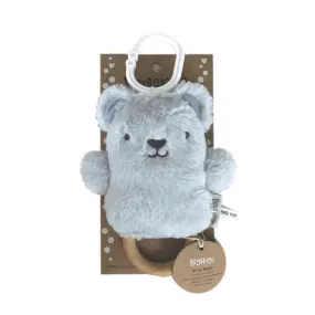 OB Designs - Dingaring Teething Rattle - Beau Bear Blue