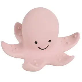 Octopus - Natural Organic Rubber Teether, Rattle and Bath Toy