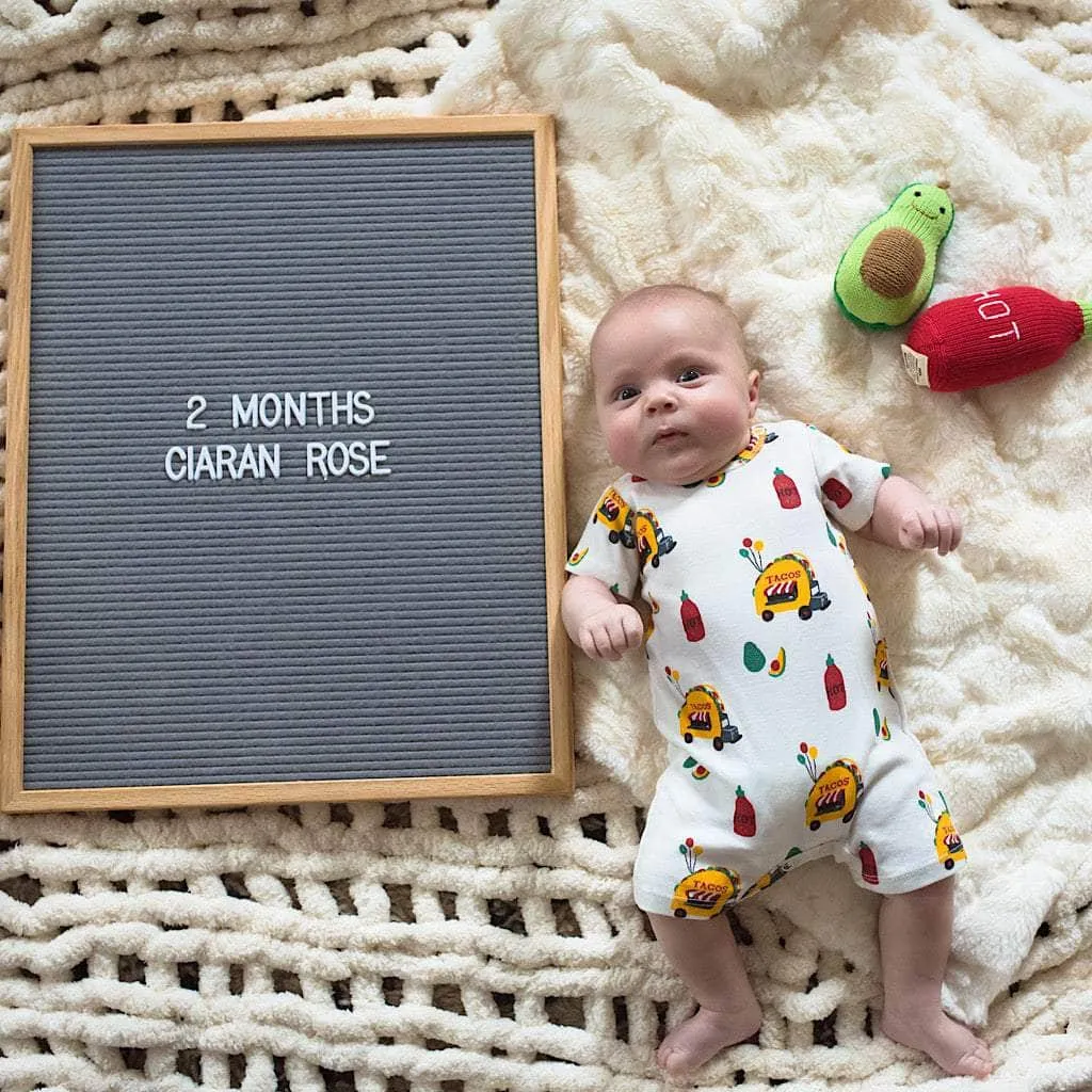 Organic Baby Gift Set | Hot Sauce & Avocado Rattles
