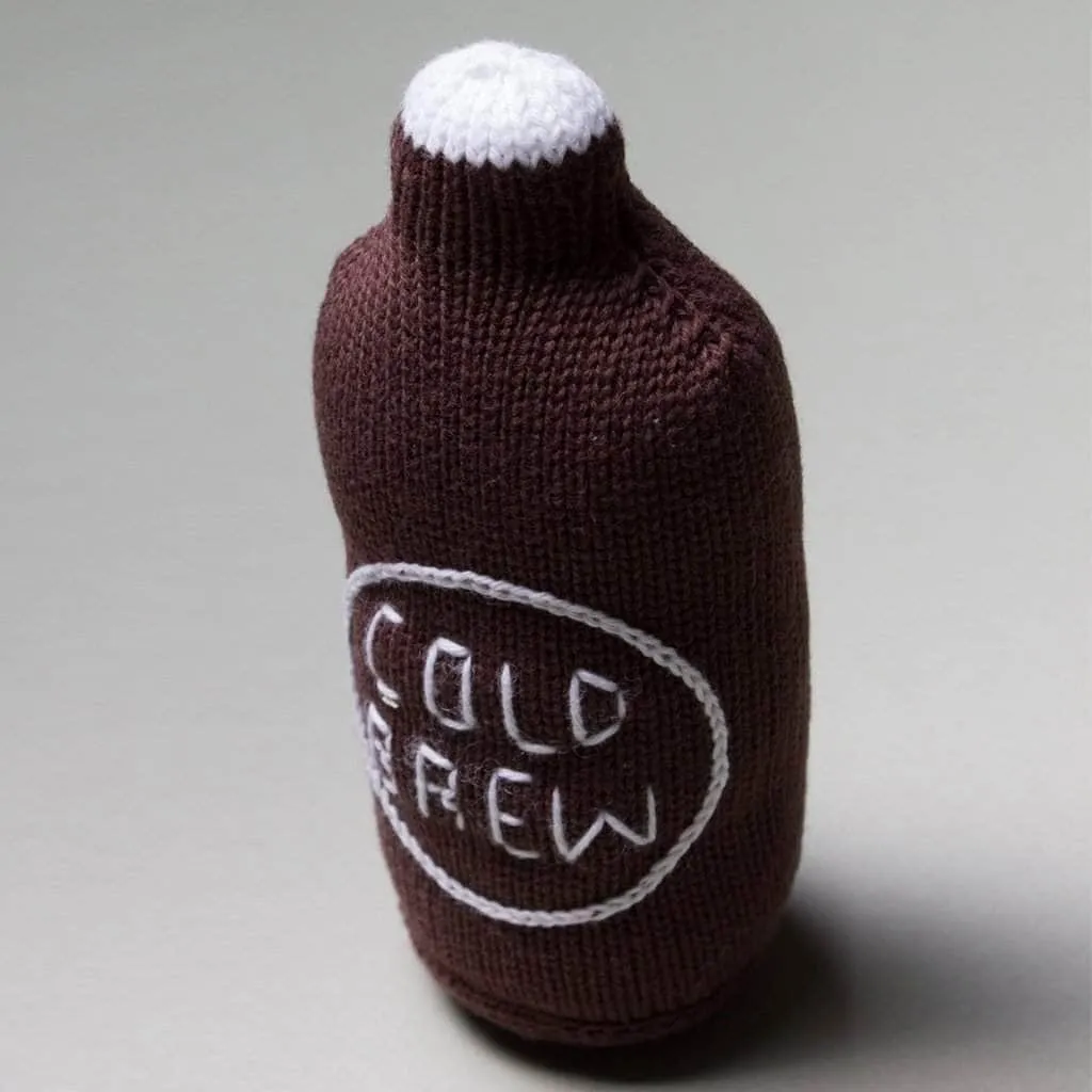 Organic Baby Toys - Newborn Rattles | Cold Brew Coffee by Estella