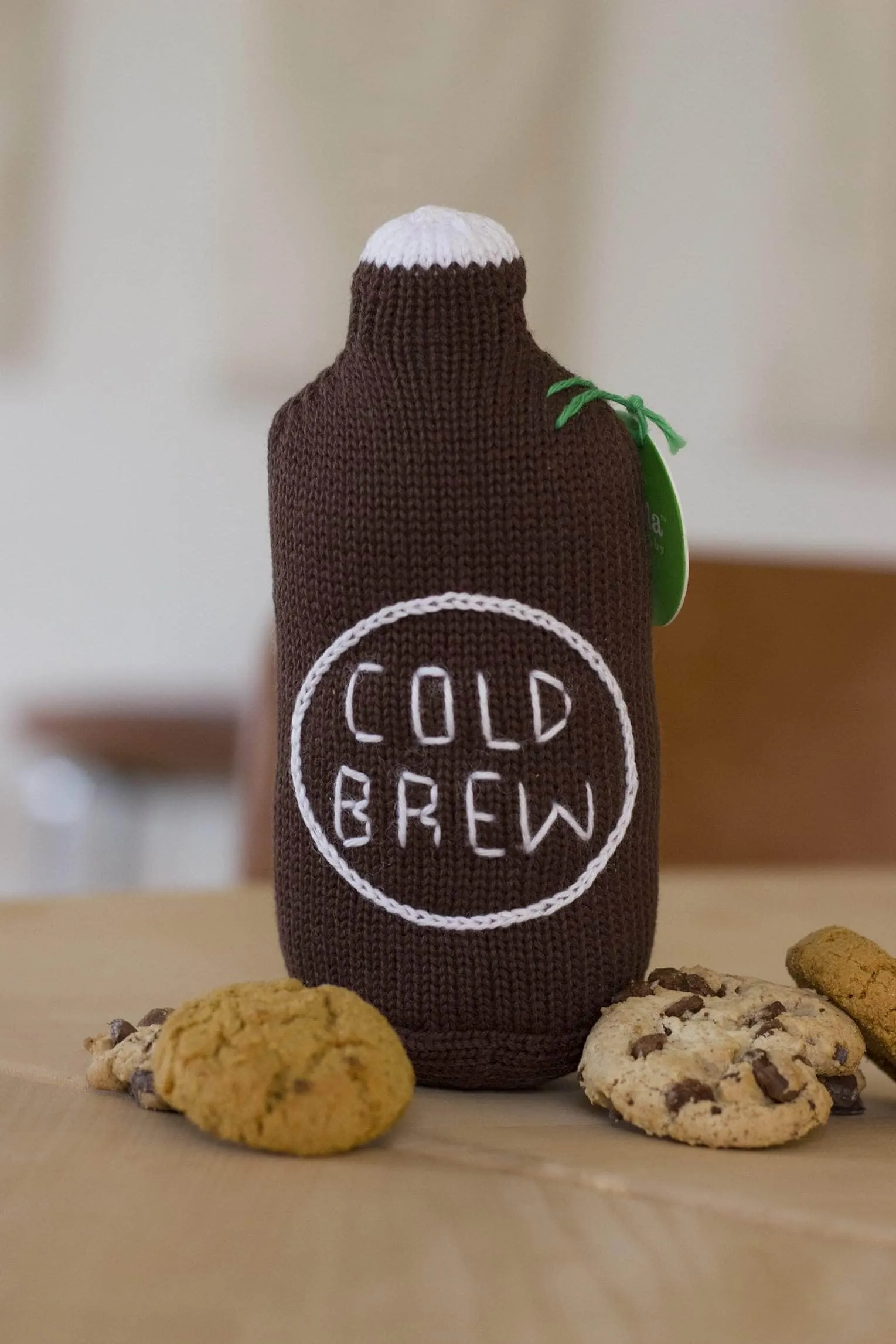 Organic Baby Toys - Newborn Rattles | Cold Brew Coffee by Estella