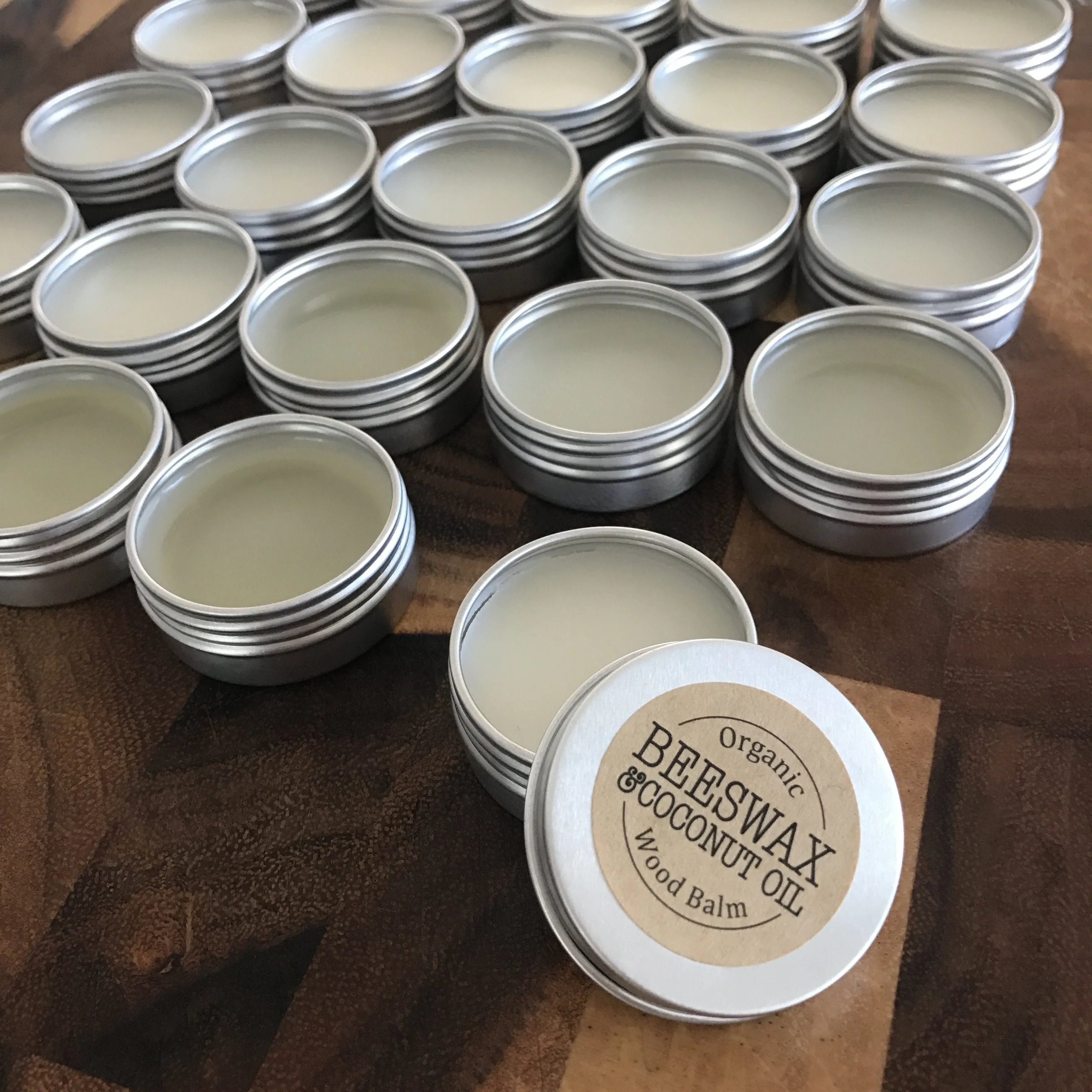 Organic Beeswax and Coconut Oil Wood Balm