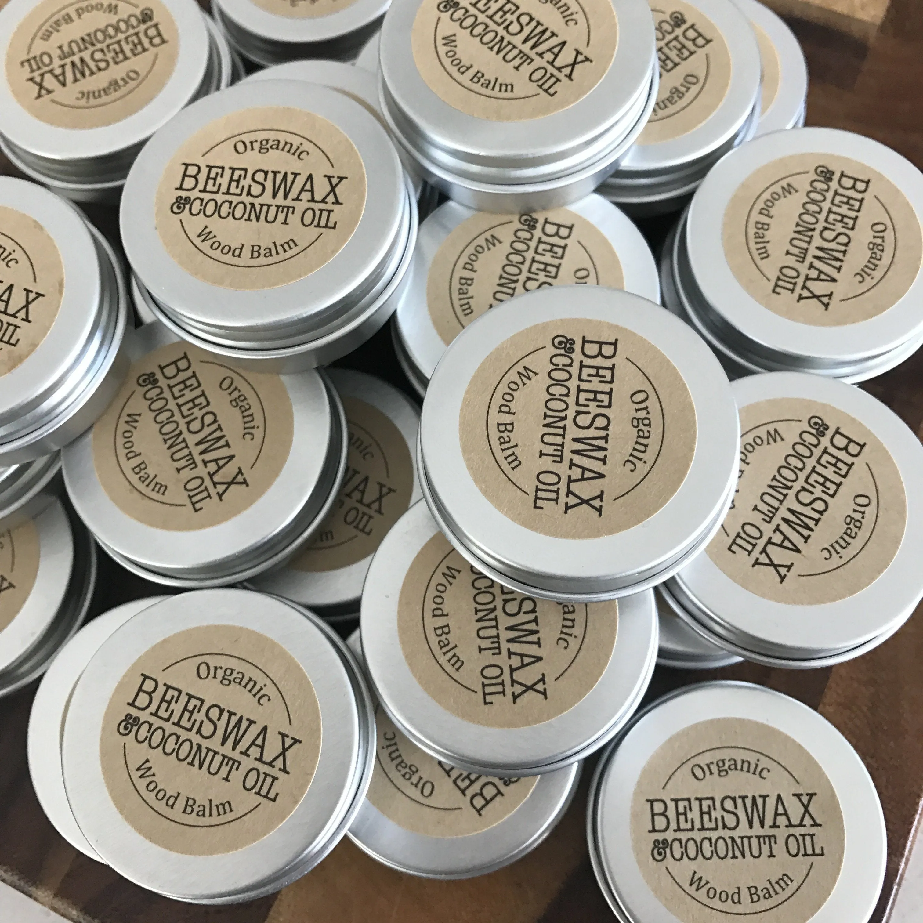 Organic Beeswax and Coconut Oil Wood Balm