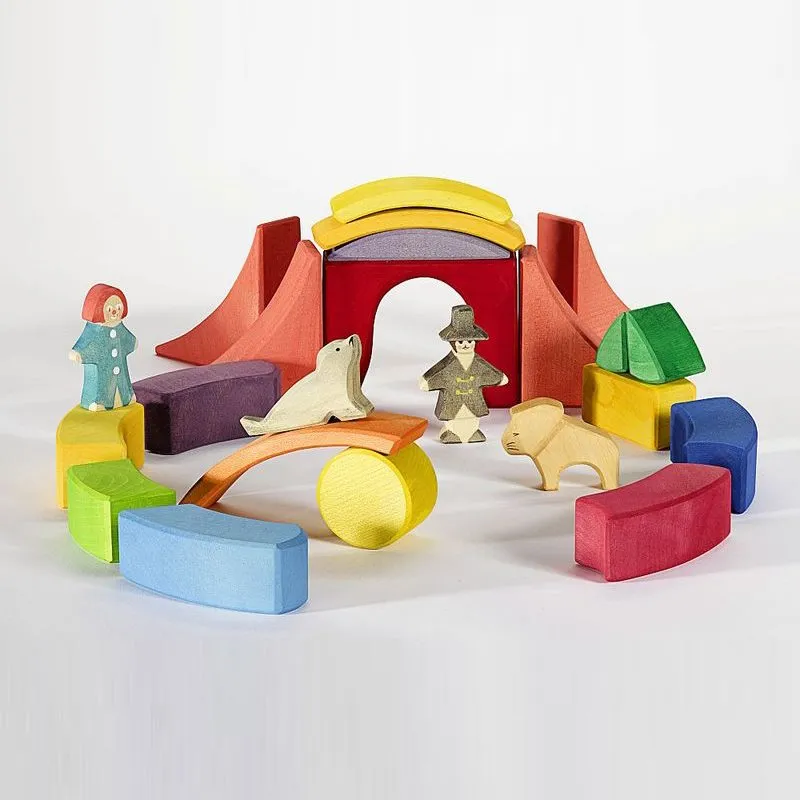 Ostheimer | Kinderkram Rainbow Circus Block Set