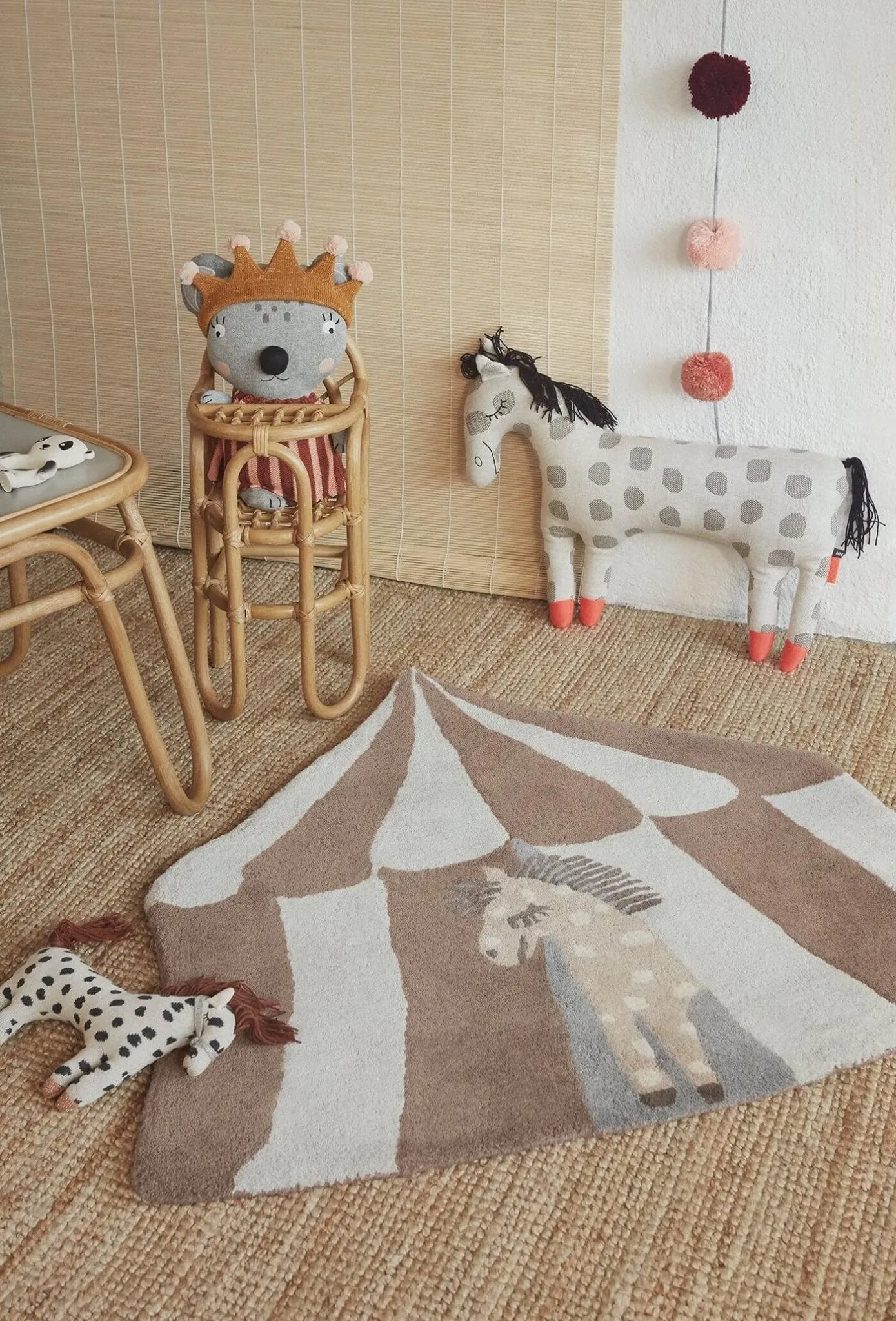 OYOY Dolls Rattan Highchair