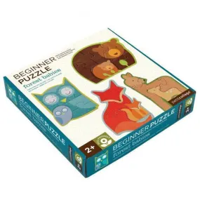 Petit Collage forest babies beginner puzzle