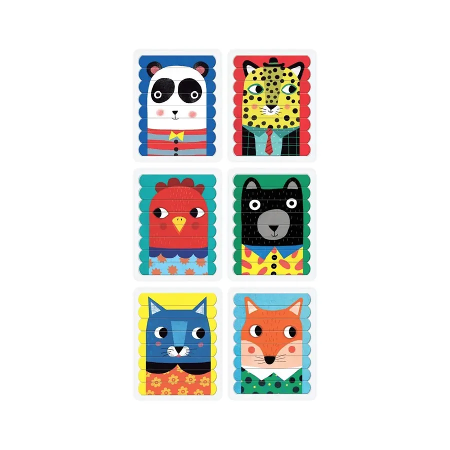 Puzzle Sticks – Animal Friends (6 Puzzles)
