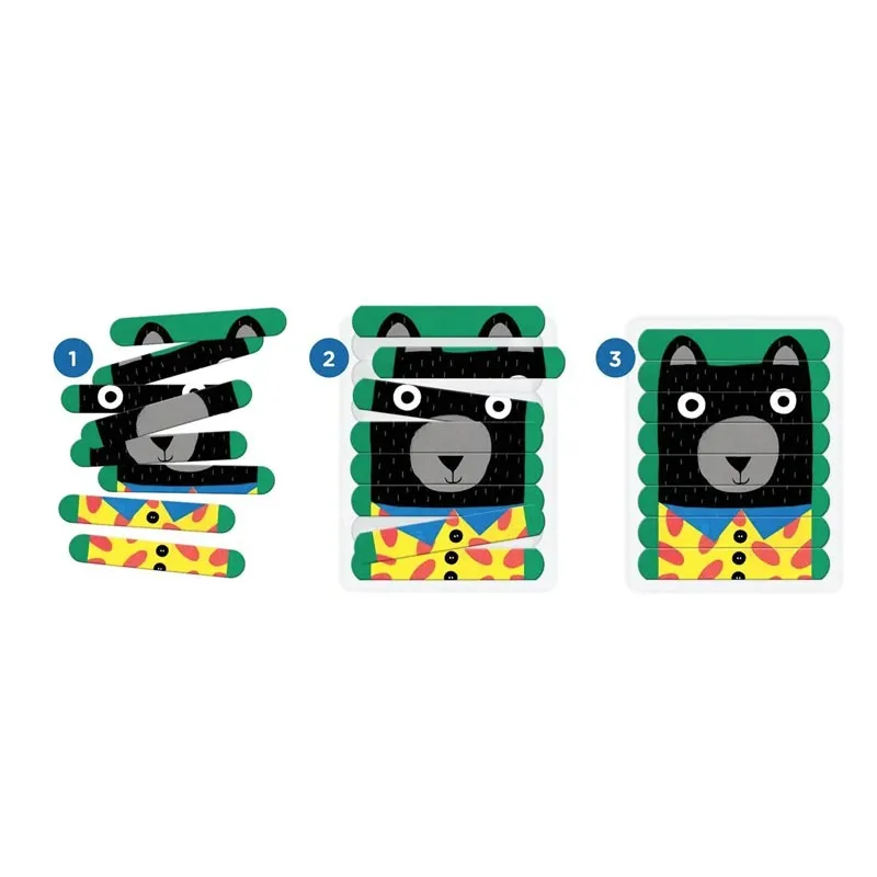 Puzzle Sticks – Animal Friends (6 Puzzles)