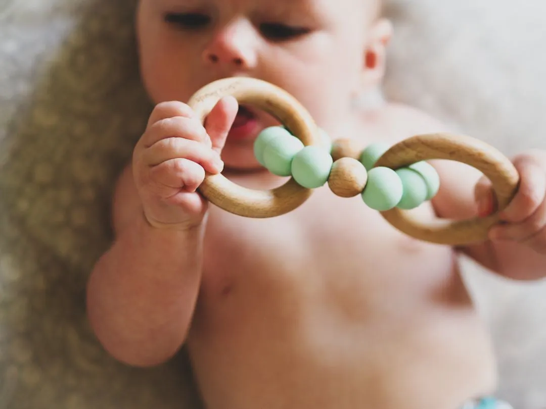 Rattle Silicone Teether