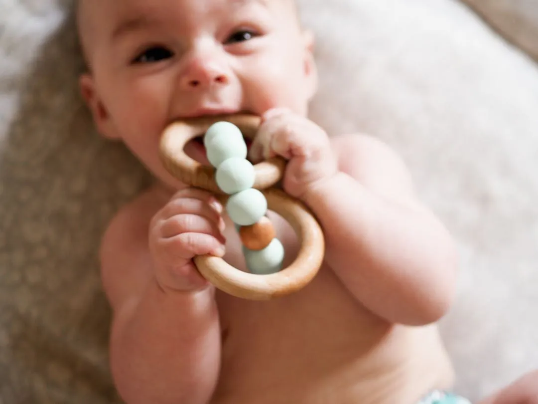 Rattle Silicone Teether