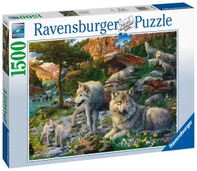 Ravensburger - Wolves in Spring Puzzle 1500 pieces