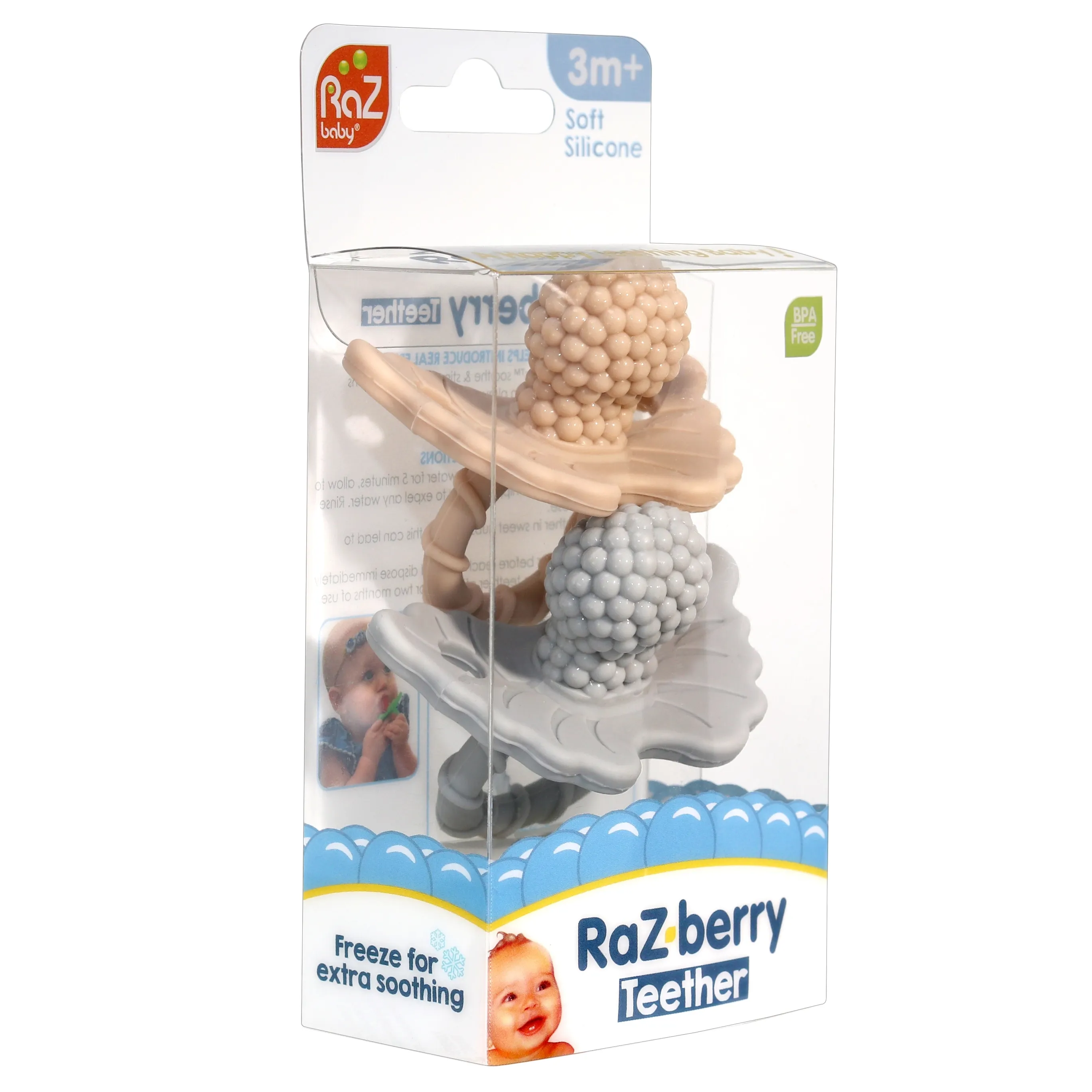 RaZbaby RaZberry Silicone Teethers