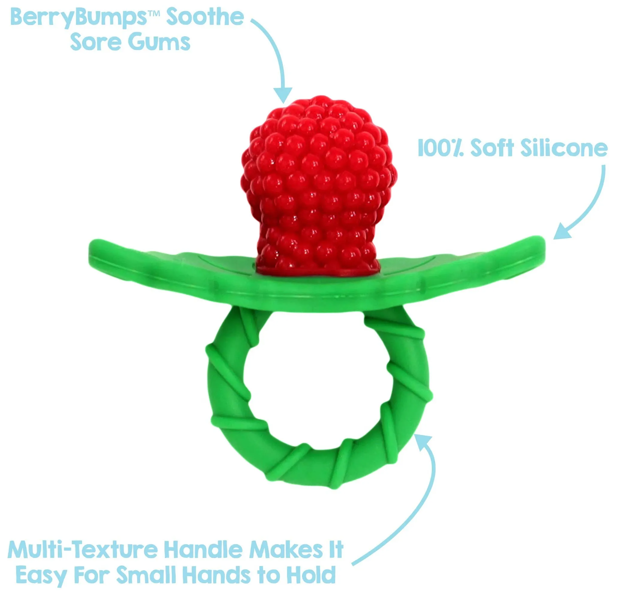 RaZbaby RaZberry Silicone Teethers