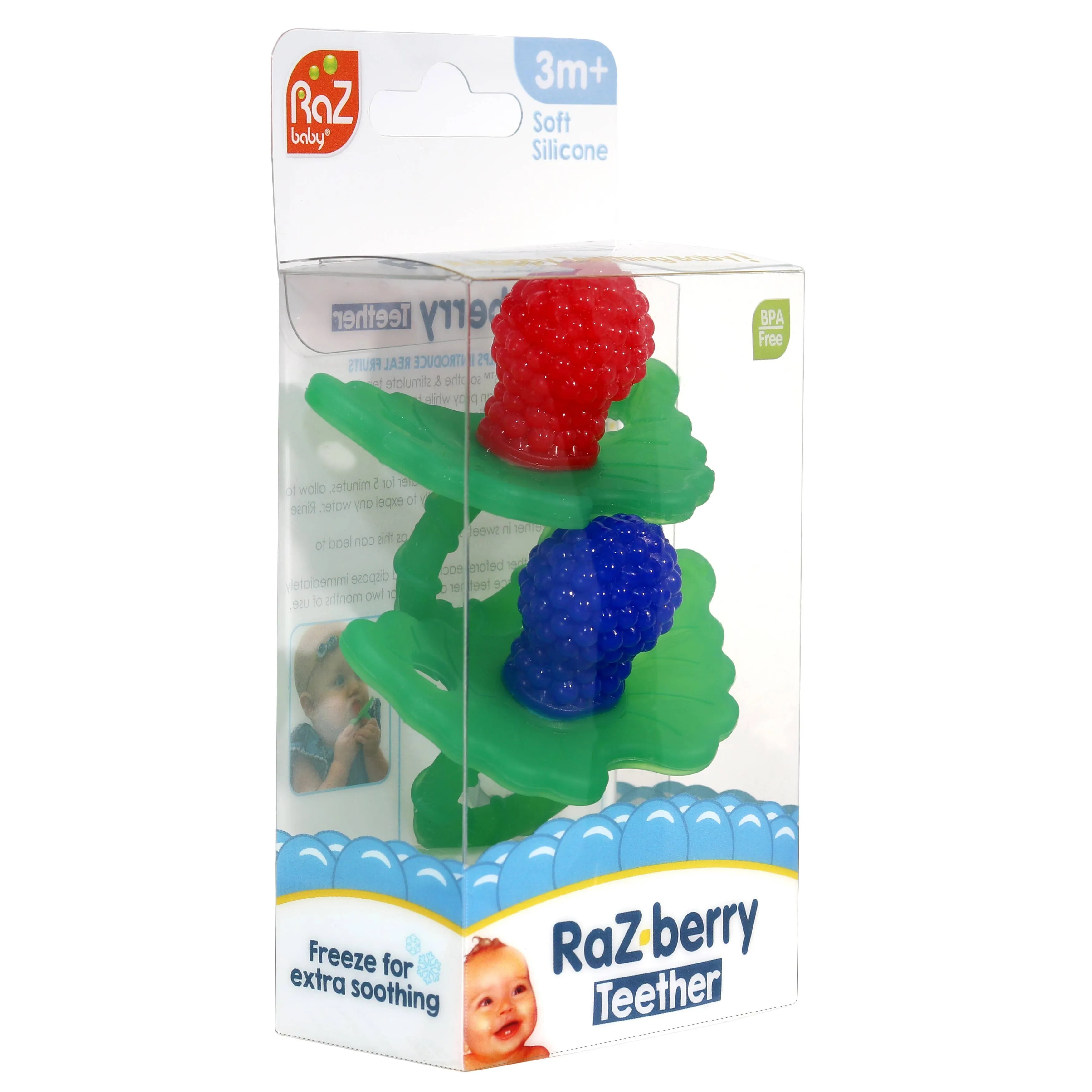 RaZbaby RaZberry Silicone Teethers