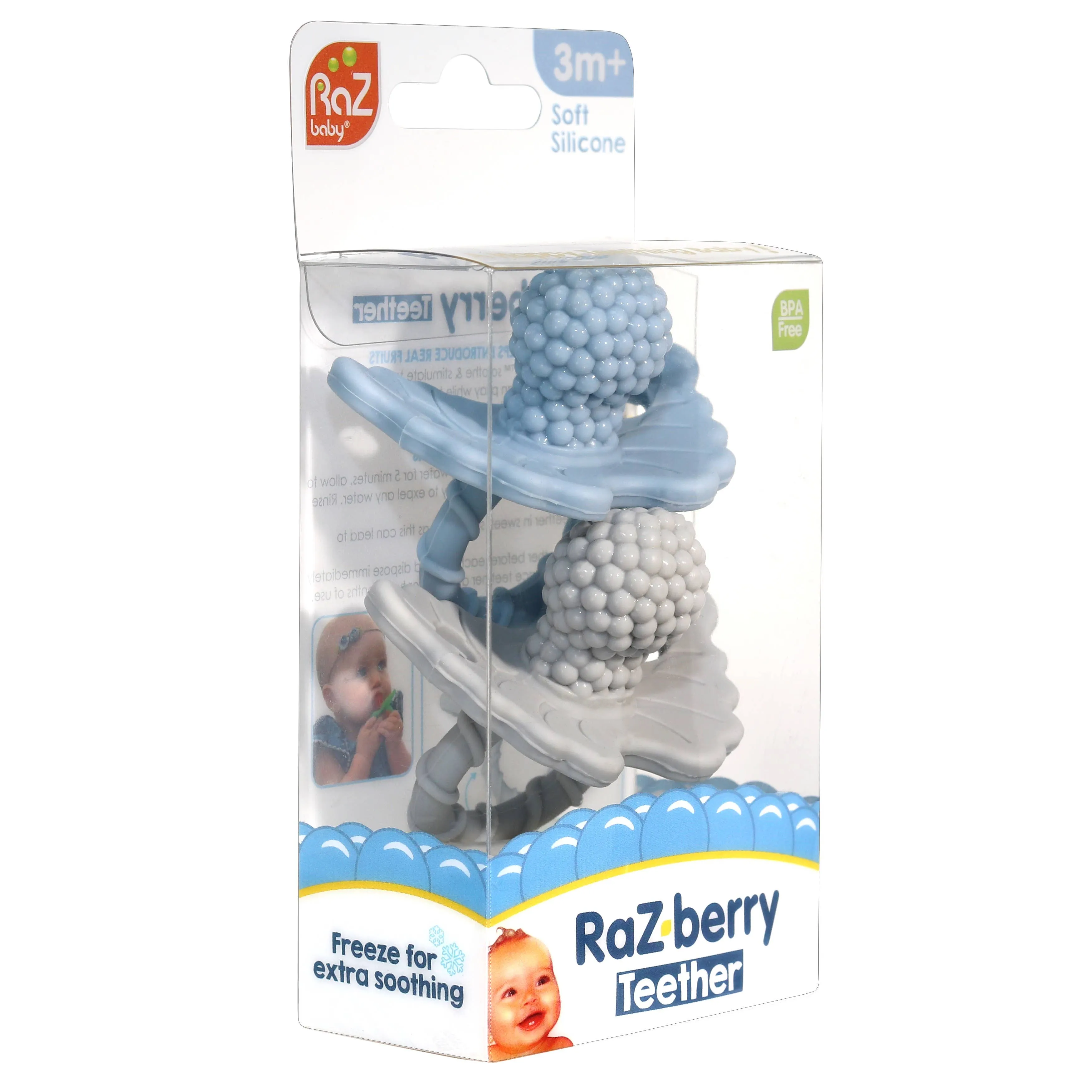 RaZbaby RaZberry Silicone Teethers