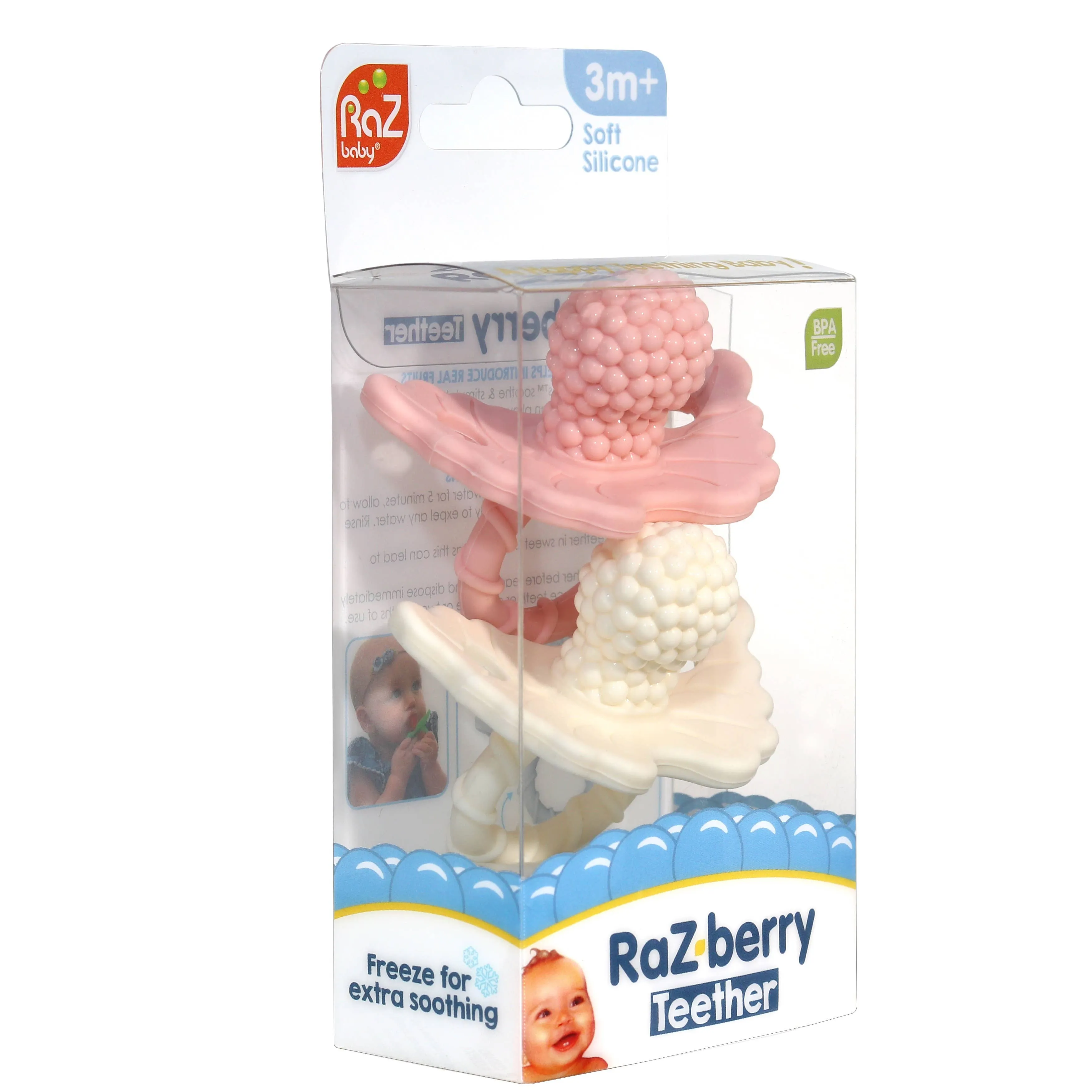 RaZbaby RaZberry Silicone Teethers