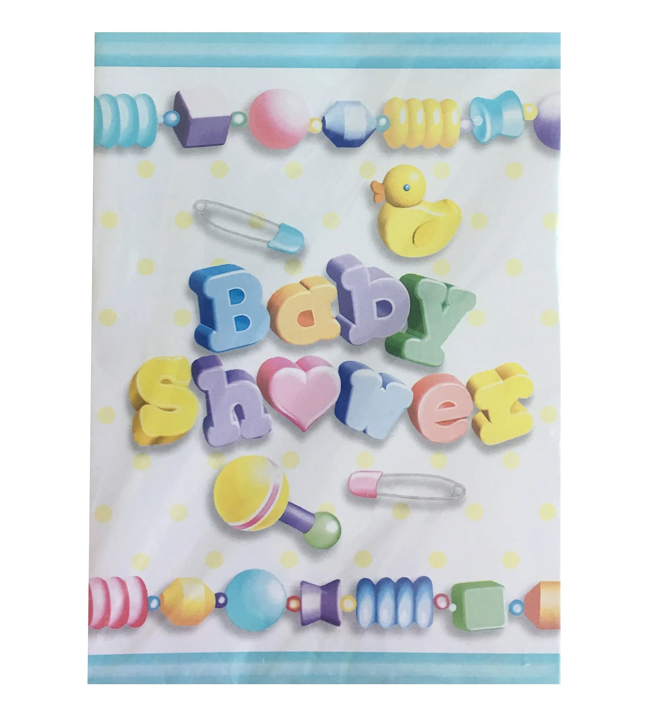 Rubber Ducky Baby Shower Invitation Cards 8 CT - Yellow Dot