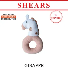 Shears Baby Toy Toddler Ring Rattle Jordan Collection Gill the Giraffe